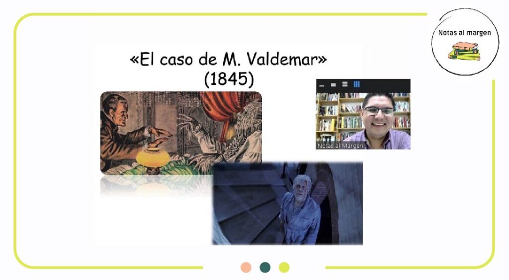 IMPARTIENDO EL TALLER DE EDGAR ALLAN POE